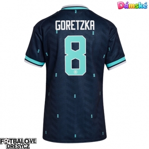 Německo Leon Goretzka #8 Dámské Venkovní Dres MS 2026 Krátký Rukáv